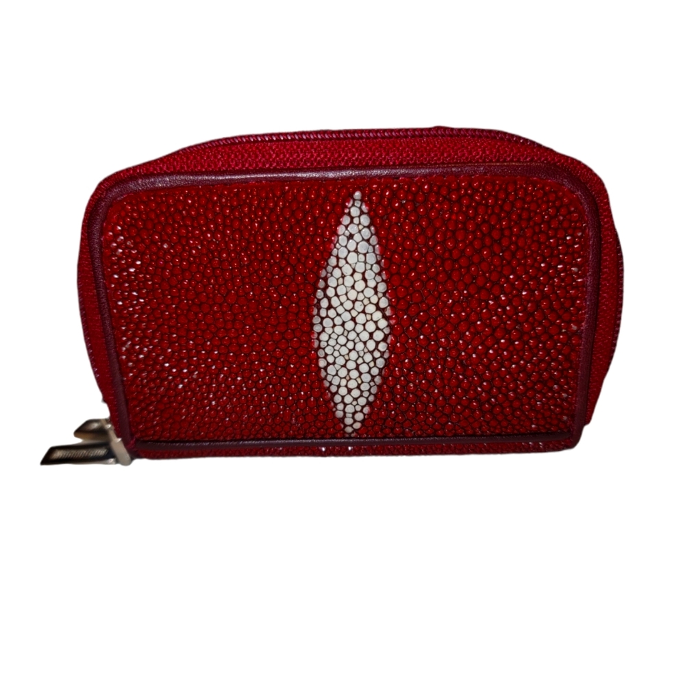 Stingray red wallet and key holder